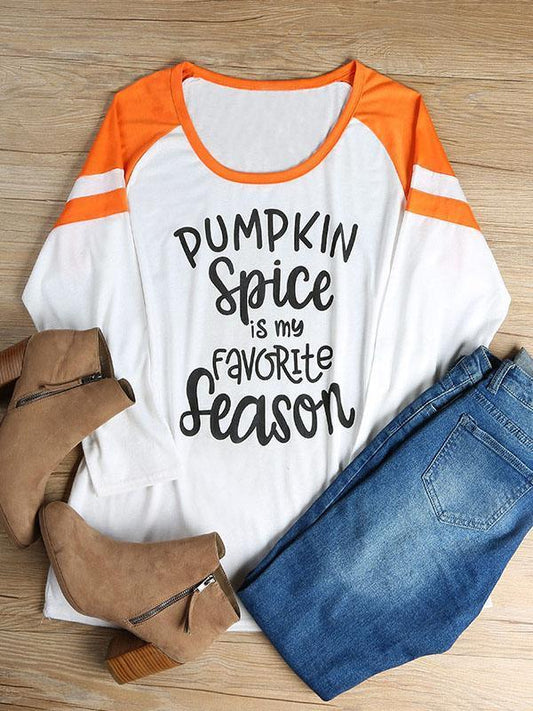 Halloween Pumpkin Spice Is My Favorite Season Baseball T-Shirt
