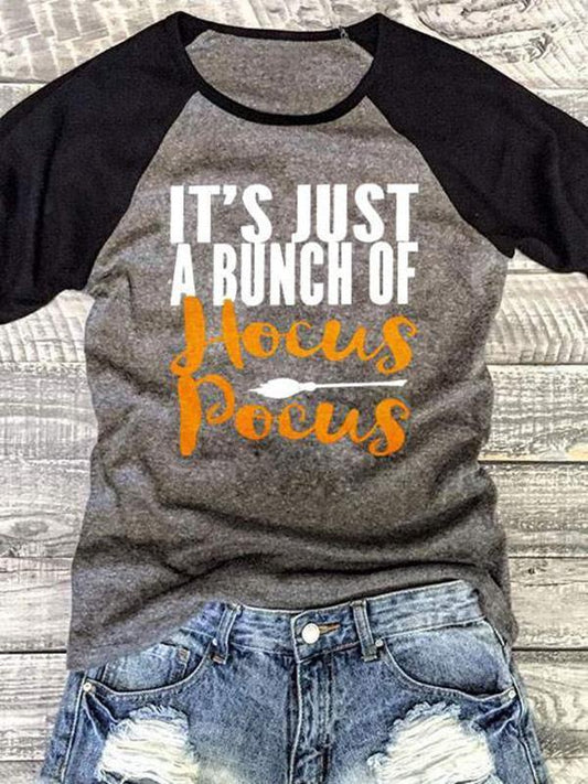 Halloween Hocus Pocus Baseball T-Shirt